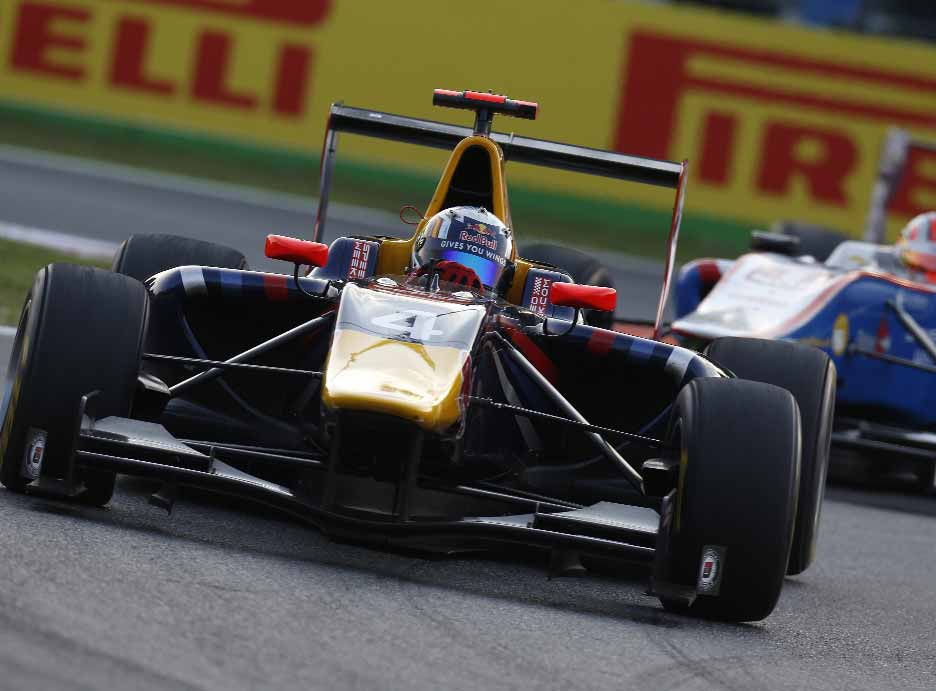 GP3 GARE A MONZA Marco Cortesi Irrompe Daniil Kvyat a Monza. Il russo, già protagonista di ottime prove sul circuito brianzolo con la F.