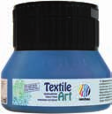 Textile Art Pittura su tessuto e per stampa Hobby Ampia gamma di colori (34 colori per i tessuti chiari, 18 colori per i tessuti scuri, 1 medium e 10 pennarelli) Solidità alla luce da buona a molto