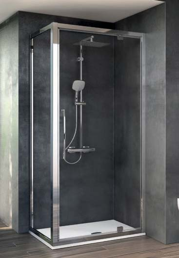 CABINE DOCCIA KUBO Stile contemporaneo. Lo stile della cabina doccia è pulito e bilanciato.