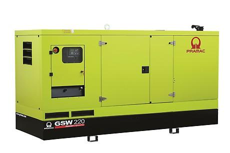 GSW220D Erogazione Frequenza Hz 50 Tensione V 400 Fattore di potenza cos ϕ 0.8 Fasi 3 Potenza Potenza nominale massima LTP kva 220.00 Potenza nominale massima LTP kw 176.
