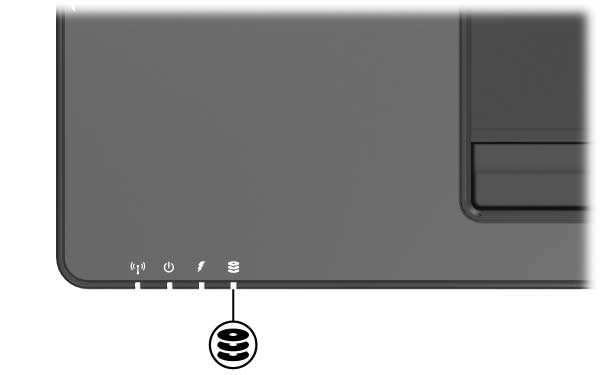 2 Spia dell'unità disco La spia dell'unità lampeggia quando è in corso l'accesso al disco rigido.