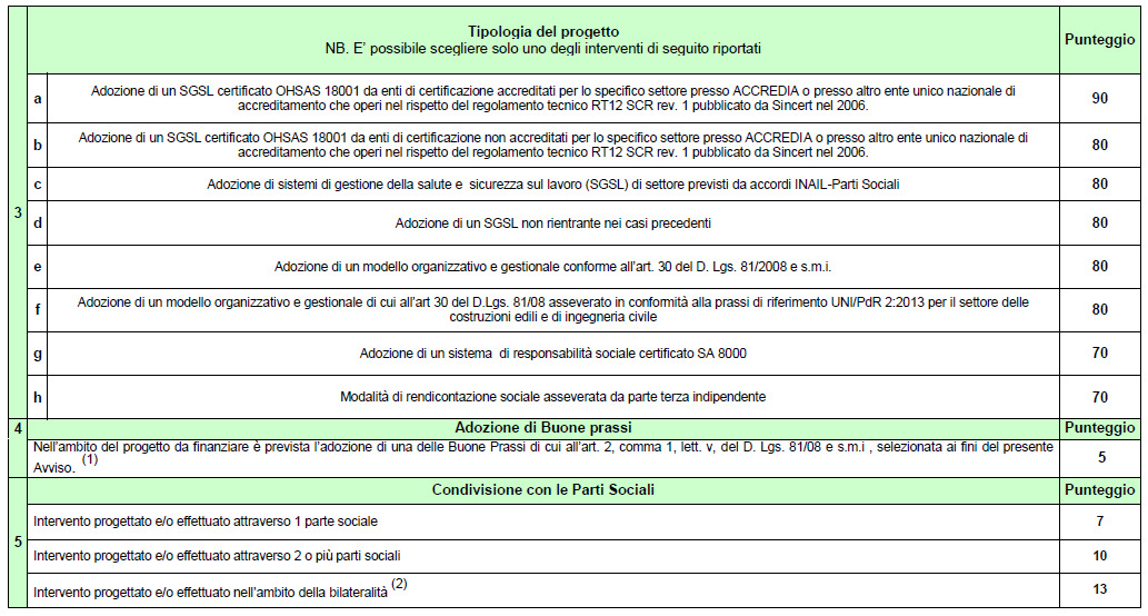 Tipologia 2: Adozione modelli organizzativi e RS