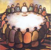 4 Gesù e i discepoli hanno terminato la Cena. Gesù si alzò da tavola. L Eucaristia non sopporta la sedentarietà. Il servizio ha valenza di salvezza, solo se parte dall Eucaristia.