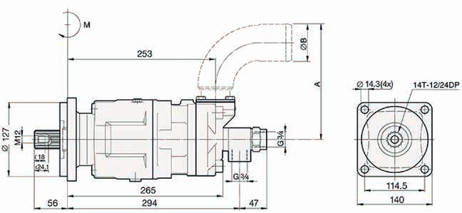 Pompe a doppio flusso SLPD 40/20-64/32 SAE La gamma SLPD 40/20-64/32 SAE comprende pompe a doppio flusso in linea caratterizzate da un livello di rumorosità estremamente ridotto per impianti