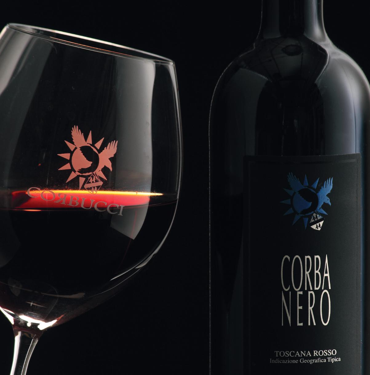 CORBA NERO Supertuscan Toscana Rosso IGT Cabernet Sauvignon 100%.. Sant Andrea a Gavignalla, frazione di Gambassi Terme (Firenze-Toscana) in vigneti con un età che varia dai 50 ai 10 anni.