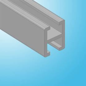 CATALOGO FM - PROFILI - Profili per strutture - Profilo Sezione H per Curve Profilo H 14.2-18 Materiale: alluminio (UNI 9006/1, T5) anodizzato.