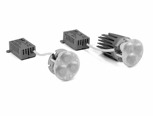 since 945 Dicro Powerled SPL Powerled Dicro SPL W Powerled Dicro SPL W Powerled Dicro SPL 9W Powerled Dicro SPL 9W Modulo a led copleto di alientatore per linee a bassa tensione -4 V in corrente