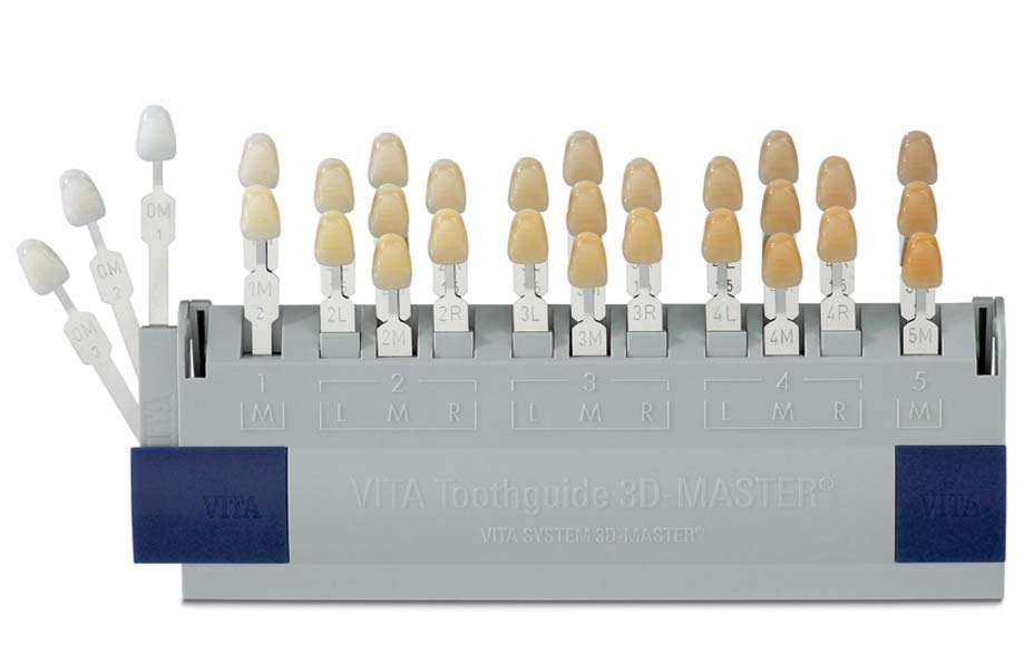 VITA Toothguide 3D-MASTER con BLEACHED SHADE GUIDE VITA Toothguide 3D-MASTER Con il VITA Toothguide 3D-MASTER è possibile determinare in modo sistematico e sicuro tutti i colori dei denti naturali.