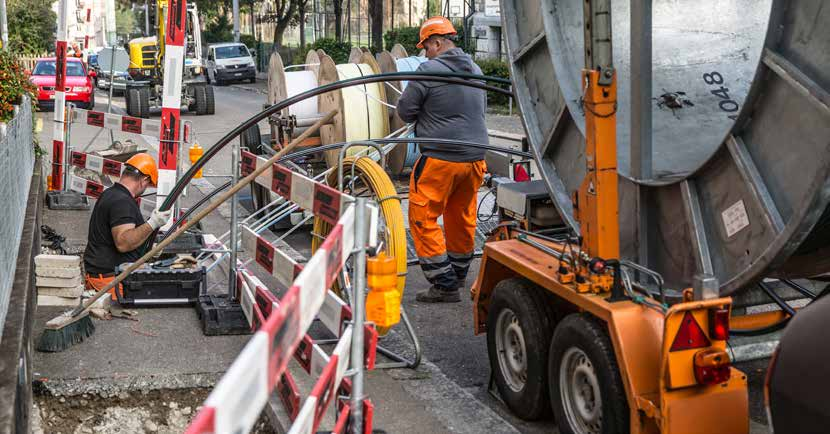 5 Nell ambito di progetti di montaggio e posa di cavi possiamo suggerire soluzioni diversificate e assumerci anche tutti I lavori di pianificazione POSA DI CAVI INTERRATI DOVE ALTRI RINUNCIANO,