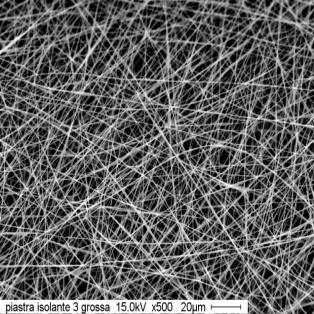 Nanofibre Le nanofibre vengono usualmente prodotte in sottilissime veli