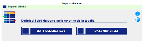 Selezionata la variabile, si apre un'altra tendina che presenta i valori che la variabile può assumere.