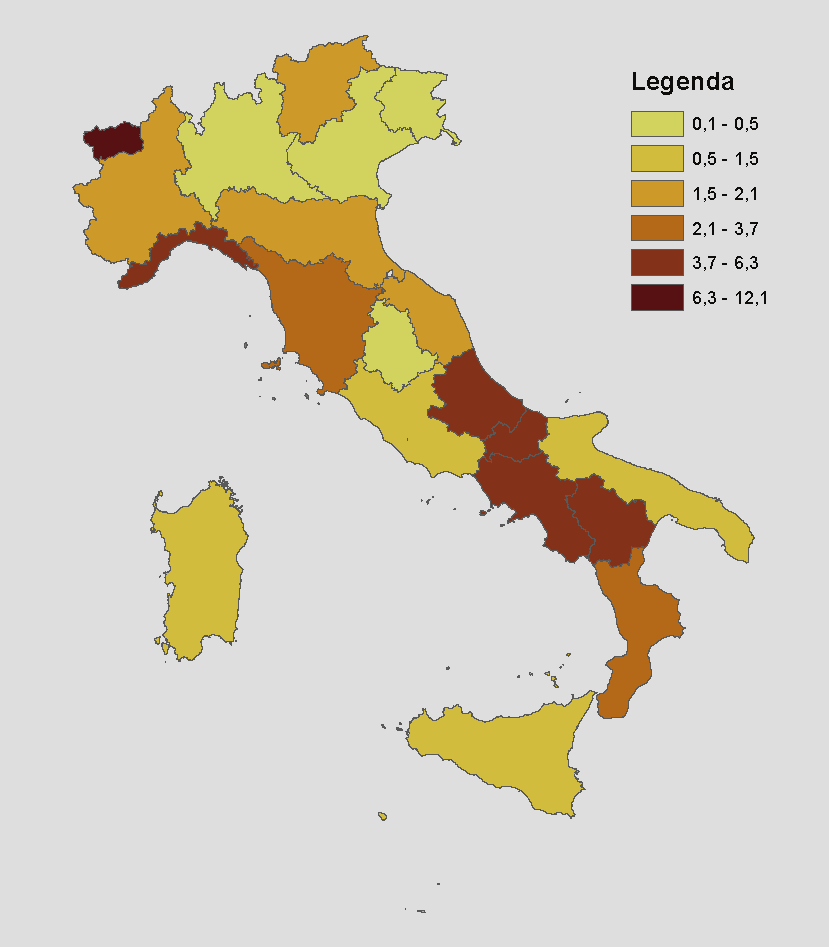 150 Un altro indice di inefficienza è il ricorso a misure di razionamento nella distribuzione dell acqua per uso civile domestico, attuate in 13 capoluoghi, concentrati nel Mezzogiorno (cinque in