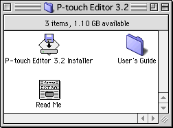 6 Fare doppio clic sull icona P-touch Editor 3.2 Installer nella cartella visualizzata. Il programma di installazione viene avviato. 7 Selezionare il metodo di installazione.