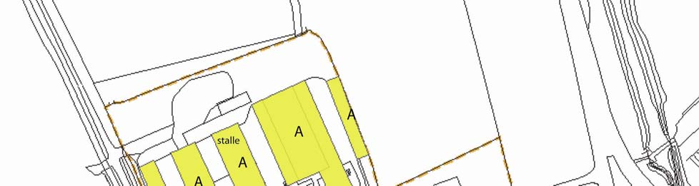 Analisi della qualità degli edifici Stralcio DBT cascina Scanna fuori scala L'area di sedime del complesso edilizio rurale è classificata dal Piano Territoriale di