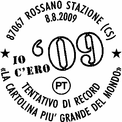 1049 RICHIEDENTE: Patrocinato del Comune di Rossano SEDE DEL SERVIZIO: Lido S.