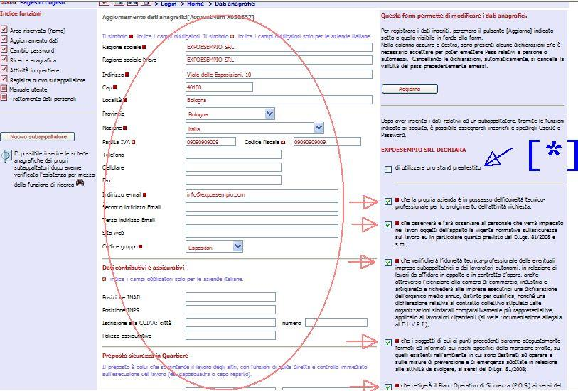 ACCREDITAMENTO PERSONALE E MEZZI SUL PORTALE GATE ESPOSITORI MARCA 2016 Attenzione: gli accrediti su Gate sono finalizzati alla stampa dei documenti di accesso validi per i soli periodi di montaggio