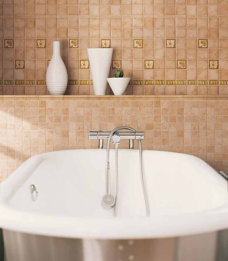 PETRAIA MONOCOTTURA DA RIVESTIMENTO SINGLE-FIRED WALL TILES 10x10 68 PETRAIA BEIGE -A2000.0 F 40,90 5x20 12 TORELLO BEIGE -A2000.