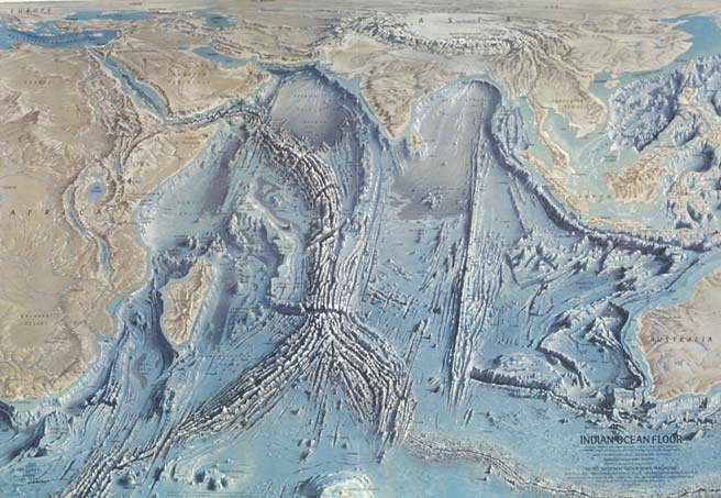 (subsidenza termica); è questa la causa fisica che relega le zone più profonde degli oceani (5000-6000 m) nei settori più lontani dal centro di espansione, ai piedi della scarpata continentale,