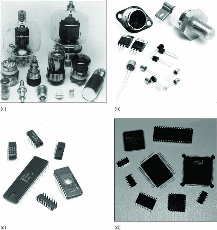 Evoluzione dei dispositivi elettronici Tubi a vuoto Transistori
