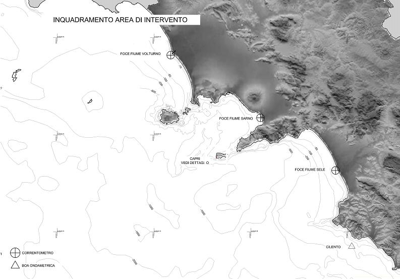 - Università di Napoli Federico II Geographic Map Campania Region area FOCE VOLTURNO STATION UHF network Naples Control Centre Local Centre (Capri) FOCE SARNO STATION Meteorological and