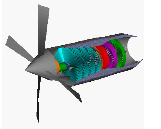 Turboprop Engine The exhaust velocity of a turboprop is low and contributes little