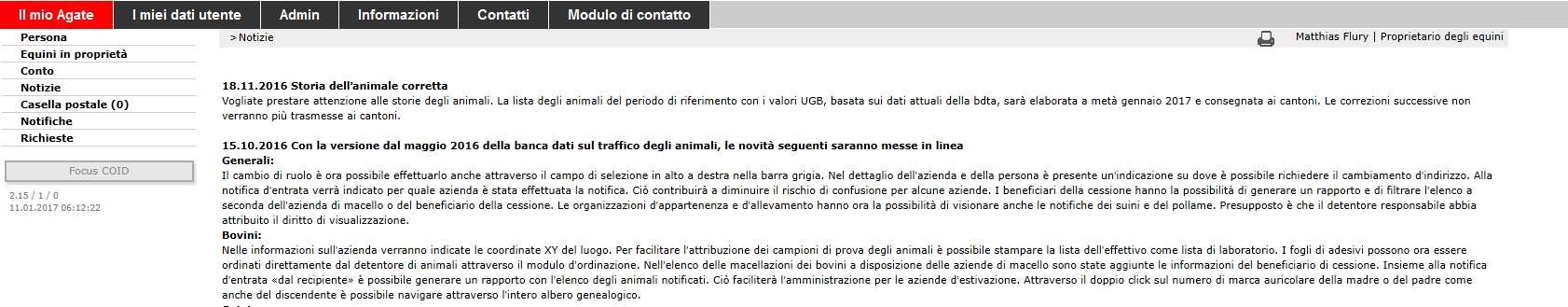 Dopo l installazione cliccate di nuovo su Il mio Agate Traffico di animali (BDTA). "I suoi dati vengono caricati" Abbiate un attimo di pazienza per favore.