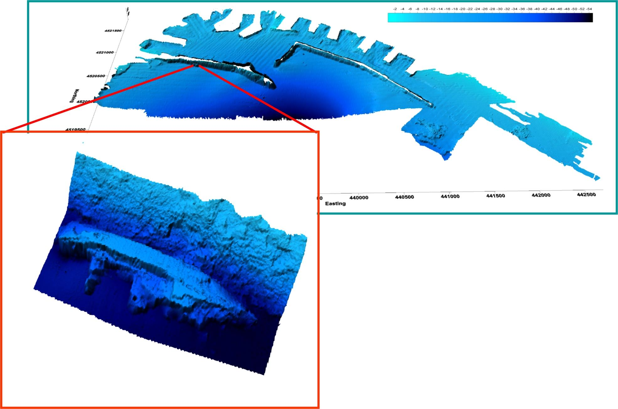 Progetto Porto di Napoli Acquisizione dati morfobatimetrici con sistema multibeam.