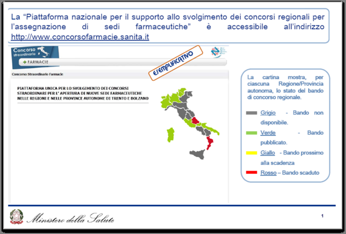 Per ciascuna Regione e Provincia autonoma la cartina mostra sinteticamente le seguenti