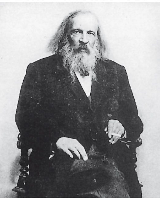 Il sistema periodico (III) Nel 1869 Dmitrij Mendeleev ordinò i 63 elementi noti in base alla massa atomica crescente, e costruì la prima tavola periodica degli