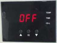 III. Processo di funzionamento 1. Impostare la temperatura richiesta Accendere l interruttore di alimentazione, luce della temperatura è ON. Il display digitale indica.