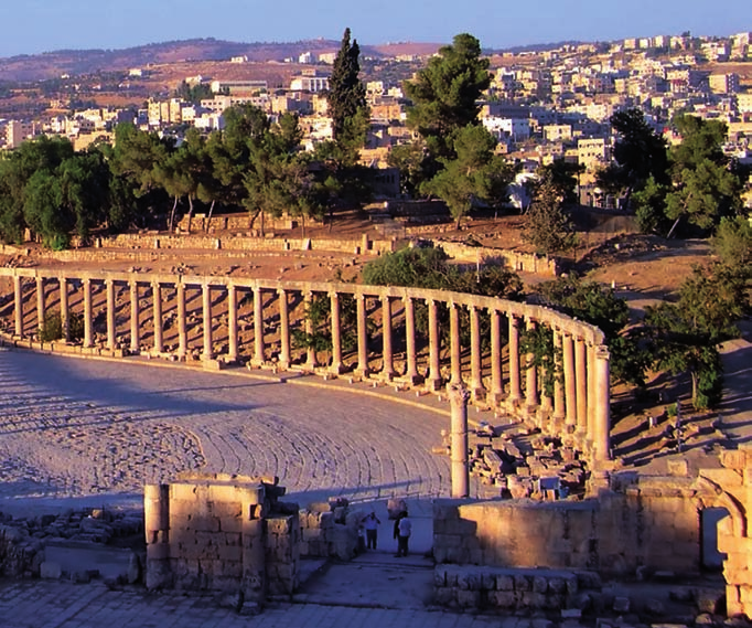 Aleppo Ebla Apamea Hama Krak dei Cavalieri Bosra Umm Qais Jerash Castelli del deserto Monte Nebo Amman Gerusalemme MAR MORTO Madaba