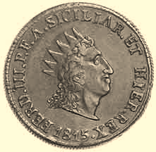 10 Grani 1815 - Testa coronata a d.