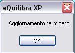 Dopo qualche secondo di attesa comparirà il messaggio: L'aggiornamento di eqrunserver è terminato.