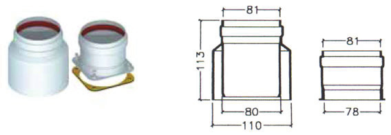 Sp Se), THERMOVUR UNICAL. 10092 01 29.60 Completo di accessori bianco.