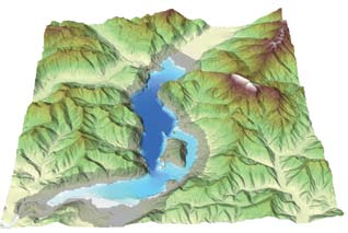 19 Progetto Grandi laghi lombardi : Il Bacino Sebino Scala 1:10.