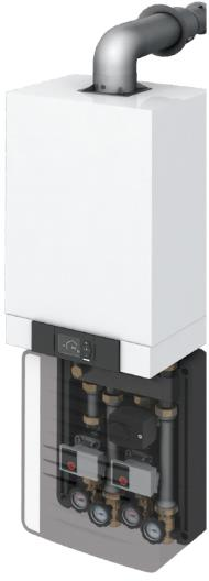RF MIX è fornibile con due differenti modelli di comandi termostatici per impianti di solo riscaldamento in alta o bassa temperatura.