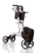 Rollator pieghevole in alluminio verniciato