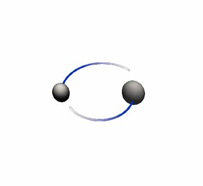 del processo di fusione di due buchi neri in un unico buco nero più massiccio.