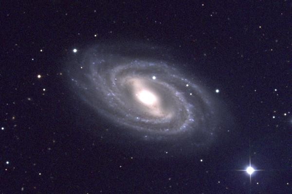 Galassie Spirali barrate Le galassie spirali M 91 (a sinistra) e M 109 (a destra) mostrano delle