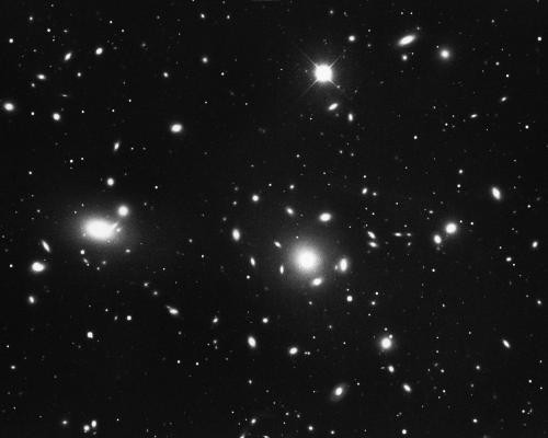 Ammassi di Galassie Le galassie tendono a raggrupparsi in AMMASSI, comprendenti da poche decine a migliaia di galassie.