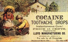 Cocaina Riconosciute proprietà farmacologiche nella seconda metà del XIX secolo (Freud e