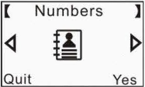 selezionare Numbers. selezionare No.1 SMS.