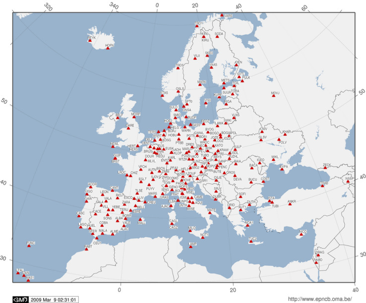 Siamo passati a ETRF2000(2008.0)-RDN Inquadramento geodetico fino al 29/02/2012 Le coordinate attuali delle stazioni GNSS permanenti erano riferite al frame IGS05 (2008.3).