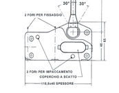 Descrizione MG12 0012 Joystick con pomolo base KIT ATTACCO DISTRIBUTORI