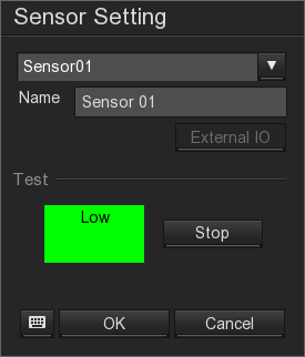 Dettagli della schermata Impostazioni sensore Impostazione relè A B È possibile configurare varie impostazioni relative alle uscite relè di questa unità.