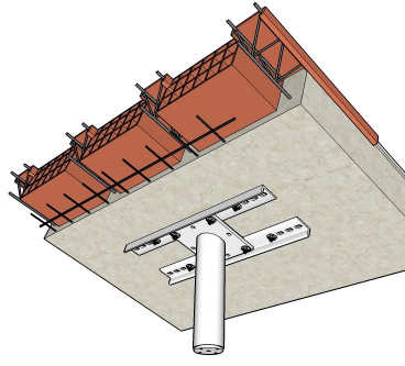 Installazione dell elemento di ancoraggio strutturale 50080 KIT STAFFE