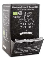 CACAO CRUDO IL PIACERE CHE NUTRE Ingredienti: pasta di cacao Criollo*.