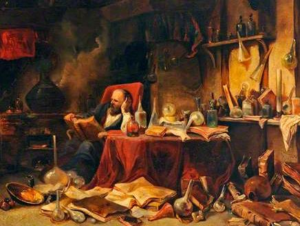 1886) An Alchemist in His Laboratory