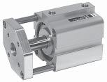 Serie 44 Tipo: KN-L- CILINDRI A CORSA BREVE da a mm CON DISPOSITIVO ANTIROTAZIONE A BUSSOLE Conformi alla norma AFNOR NF E 49-004- versione a doppio effetto prevista per fine corsa magnetici