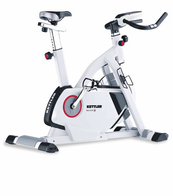 RACER 3 indoor cycle Trasmissione Computer con LCD Manubrio Ruote di trasporto Piedini livellamento base Pedivella Struttura Verniciatura imballato a cinghia con ruota libera magnetico motorizzato